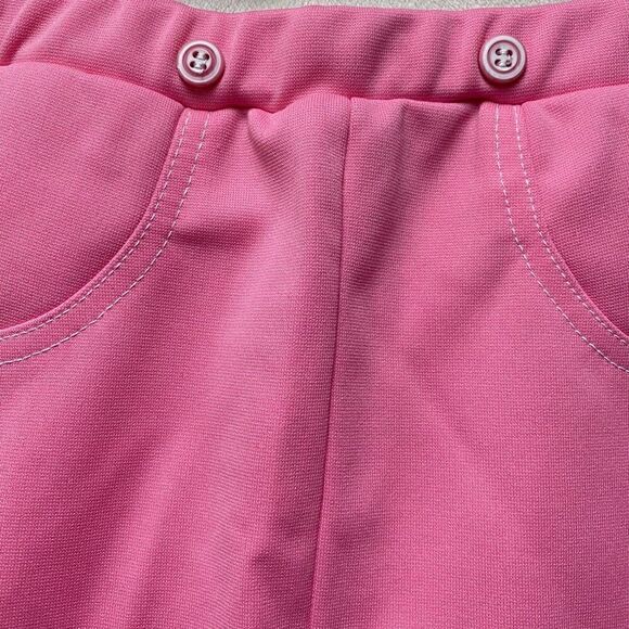 Vintage 70s Bubble Gum Pink A-Line Skirt - Picture 3 of 5